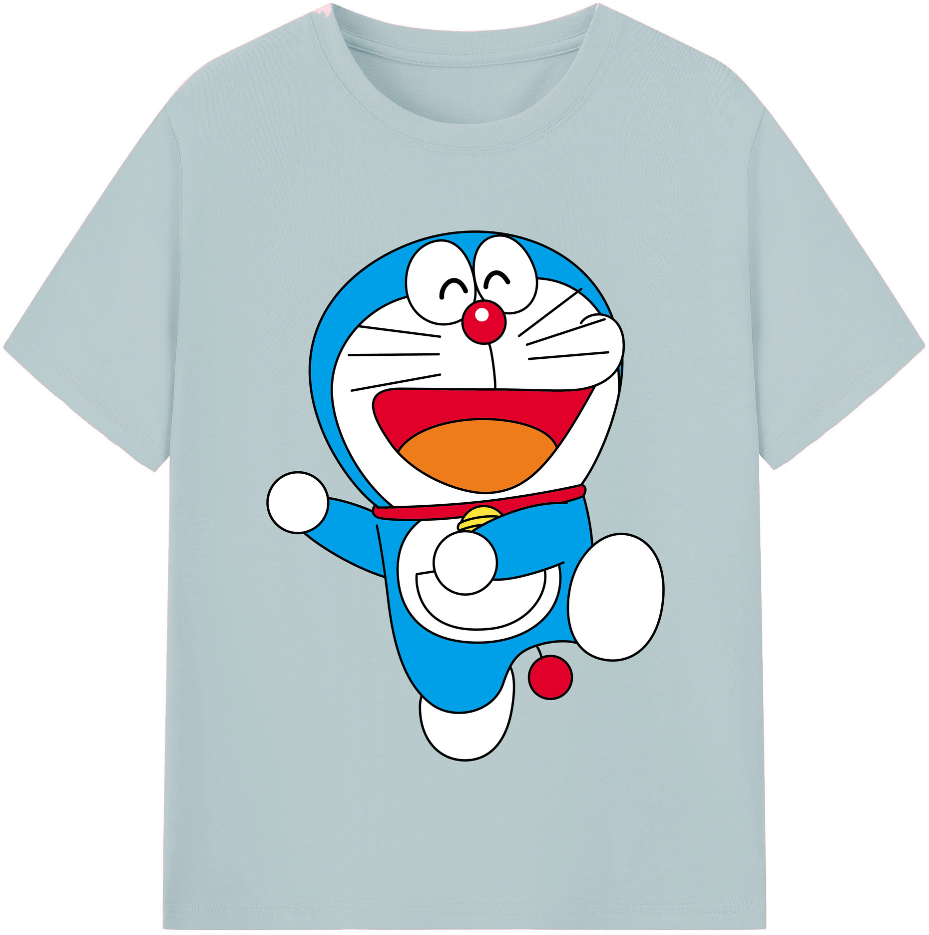 （画像用） ドラえもん Doraemon 綿100％半袖Tシャツ（フロントプリント）